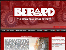 Tablet Screenshot of berardtrans.com